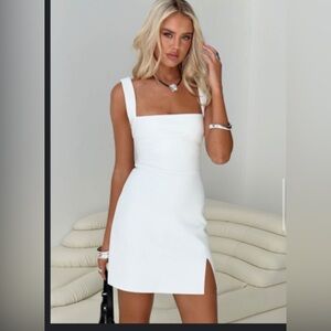 Boomshell white mini dress size 6 from Princess Polly
